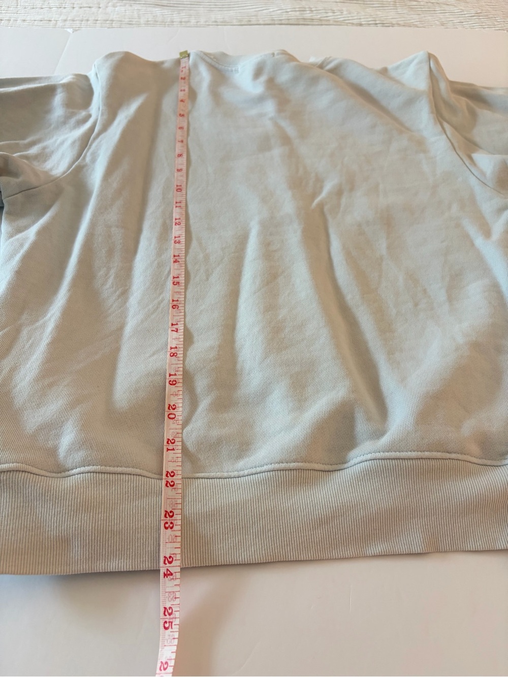 Agolde Women’s 3/4 Pullover Sweatshirt Size S Cotton Blueish Gray Casual Layer - Picture 7 of 13